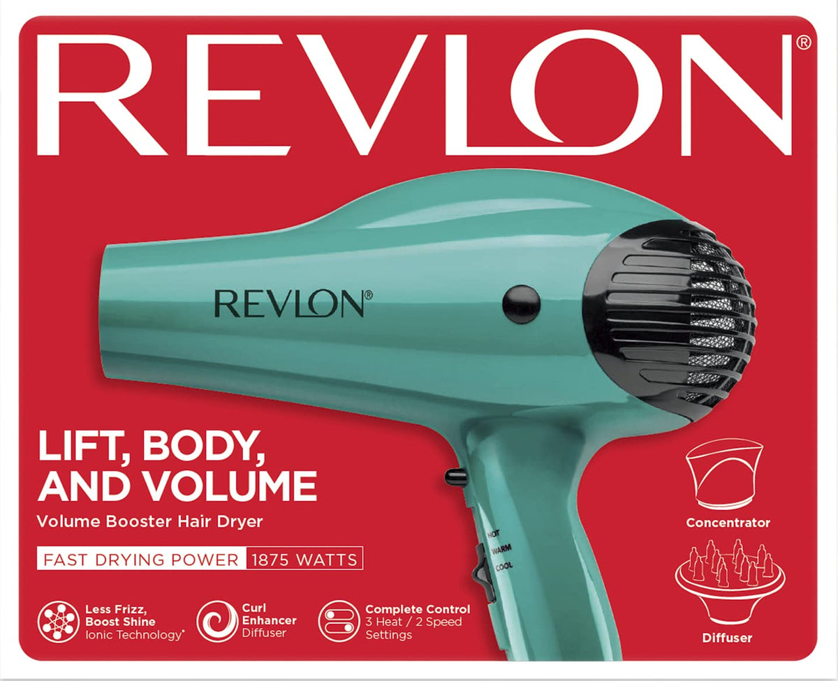 REVLON Volume support Hair Dryer packaging display