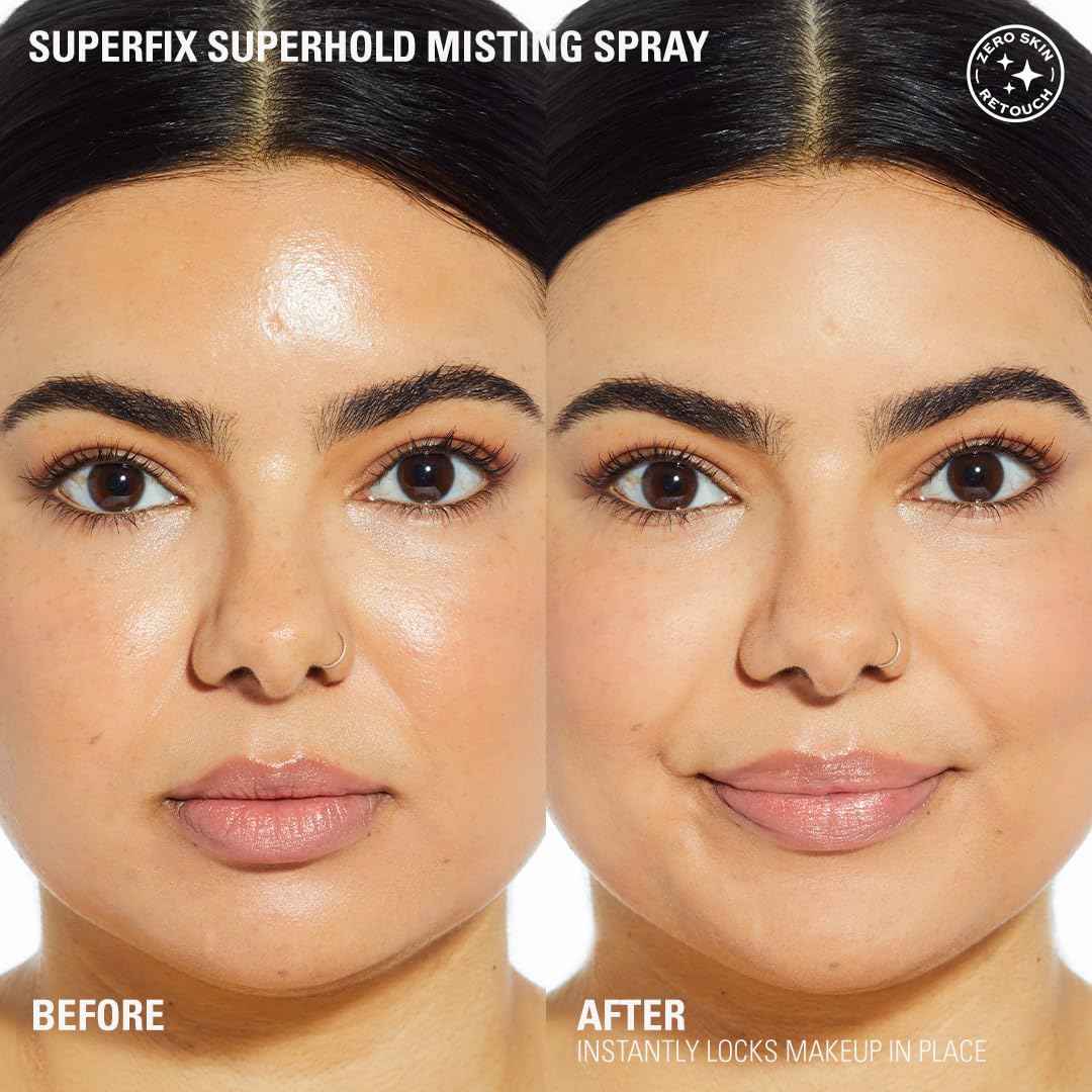 Revolution Beauty Superfix Misting Spray back view with ingredient list