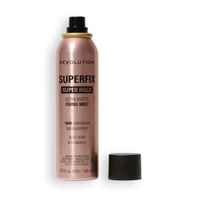 Revolution Beauty Superfix Misting Spray front view, 5 fl oz