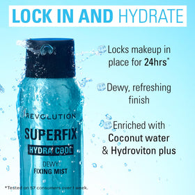 Revolution Superfix Hydra Cool Mist 150g back view