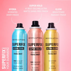 Revolution Superfix Hydra Cool Mist 150g packaging