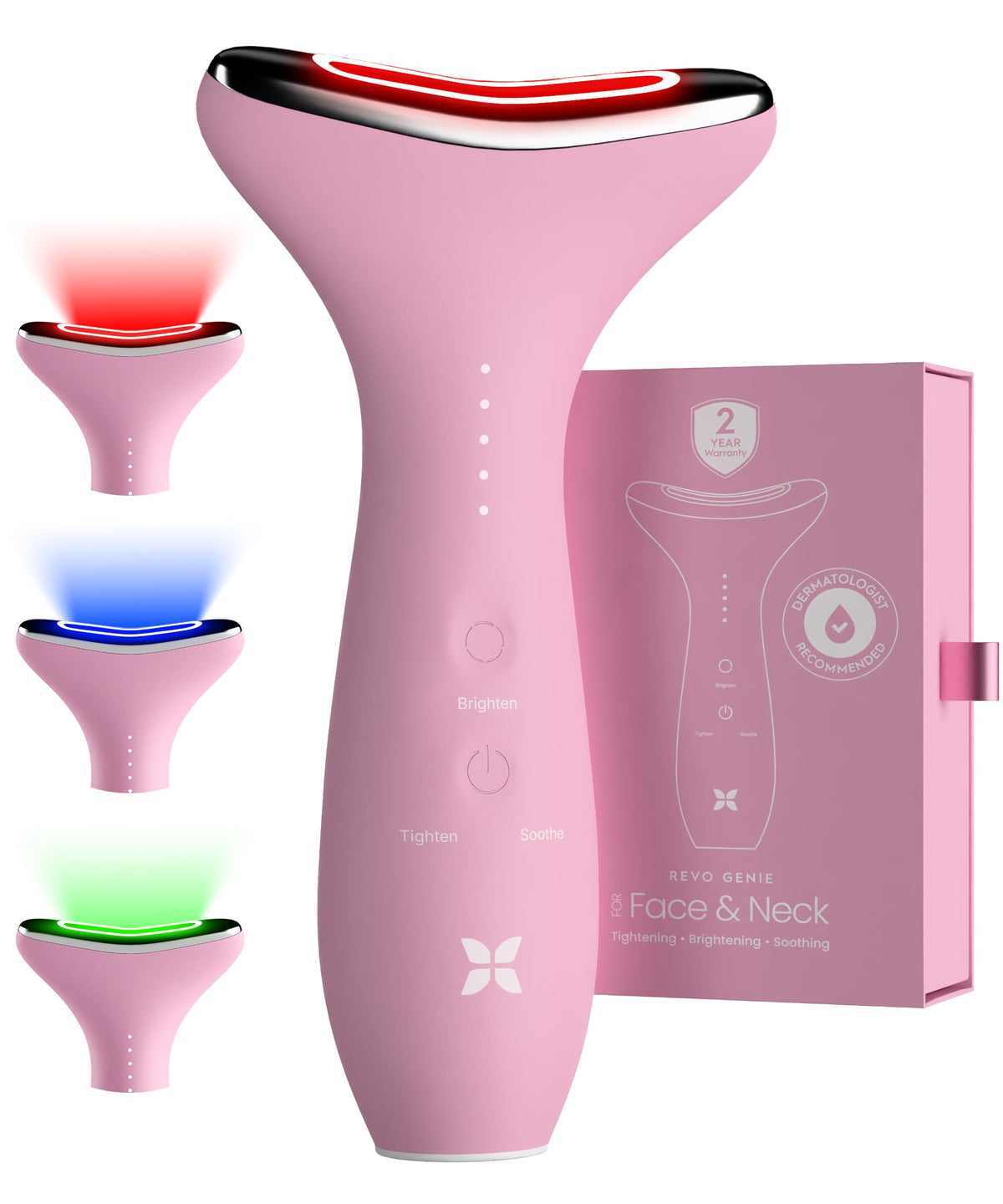 REVOMADIC REVO Genie Facial Massager front view with controls