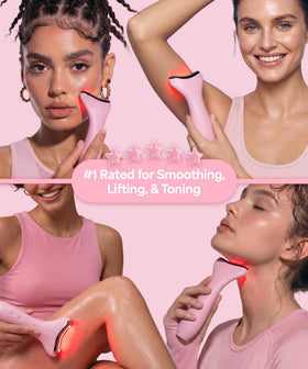 REVOMADIC REVO Genie Facial Massager showing light modes