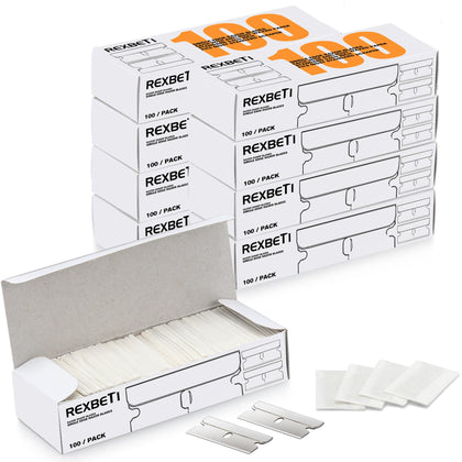 REXBETI 800 pack single edge razor blades front view