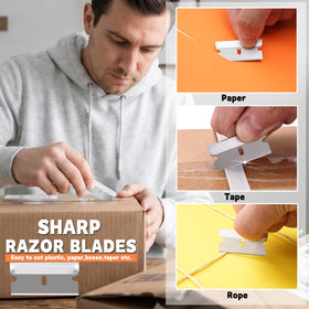 REXBETI single edge razor blade side view
