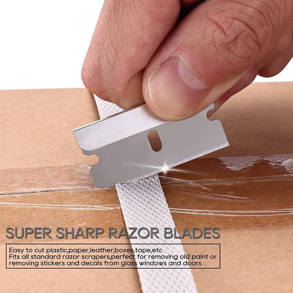REXBETI single edge razor blades for paint removal