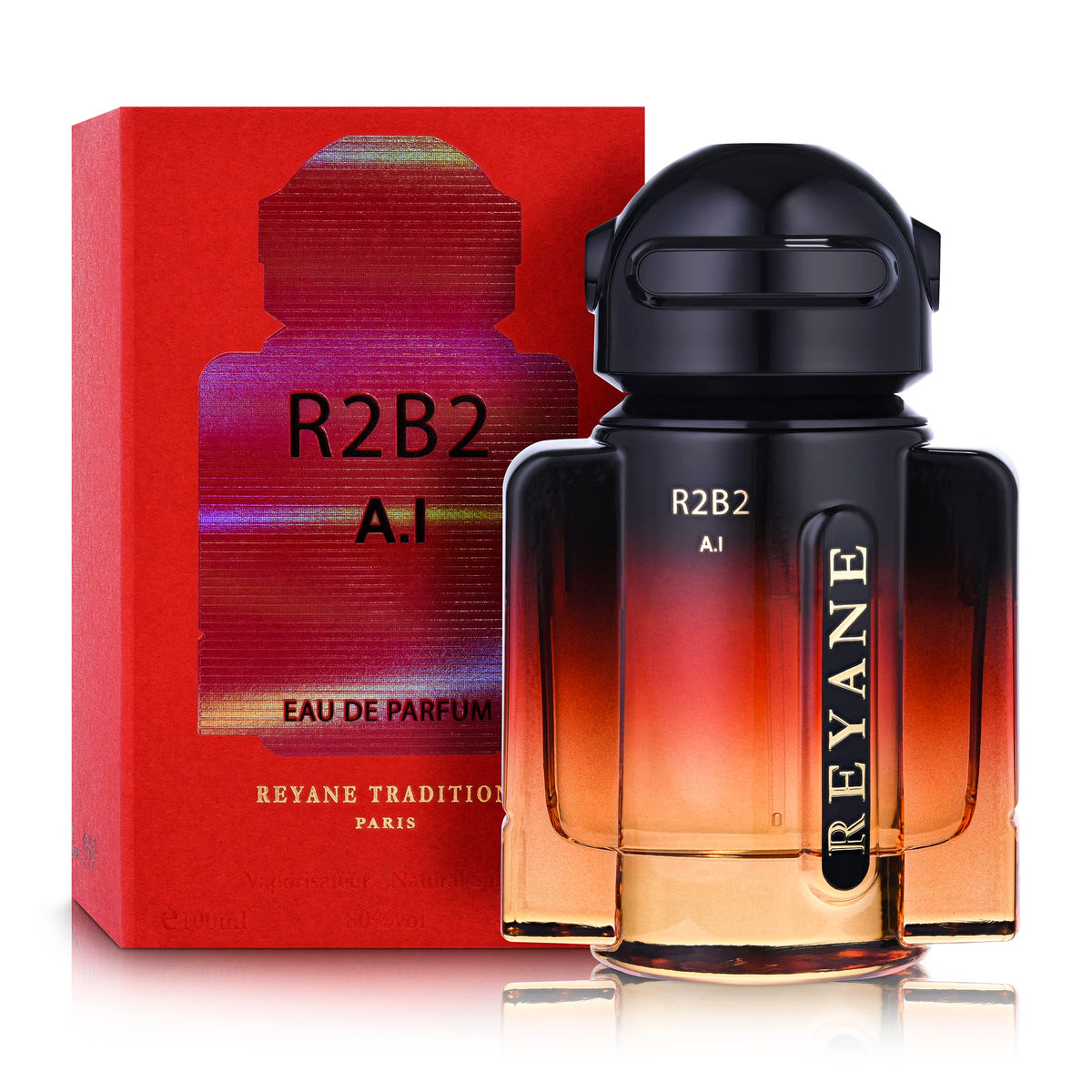 Reyane Tradition R2B2 A.I Limited Edition Men's Fragrance bottle close-up