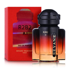 Reyane Tradition R2B2 A.I Limited Edition Men's Fragrance bottle close-up