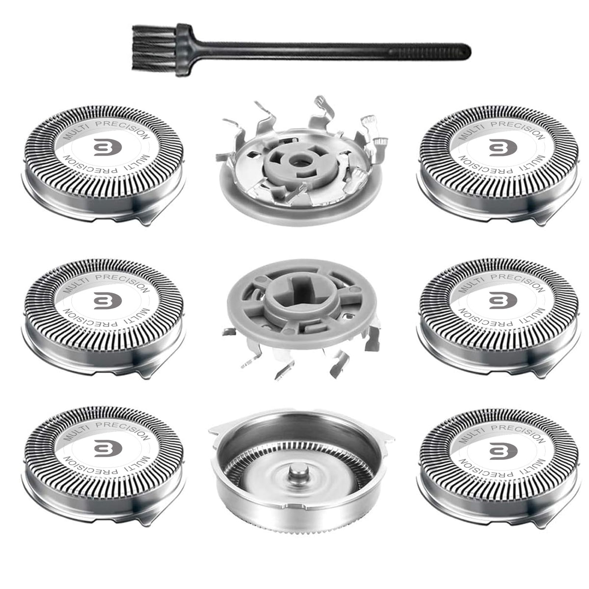 RF RollingFit SH30 replacement heads for Philips Norelco front view