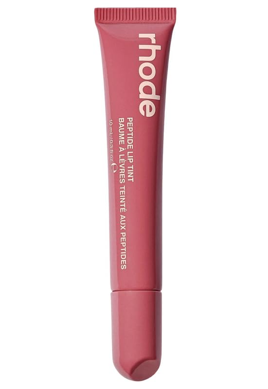 Rhode Gloss Lip Tint Salty Tan 10ml front view with glossy finish