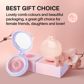 RHOS Folding Hair Brush beautifully packaged for gifting