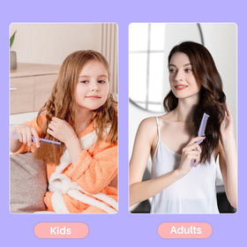 RHOS Mini Folding Comb folded in purple