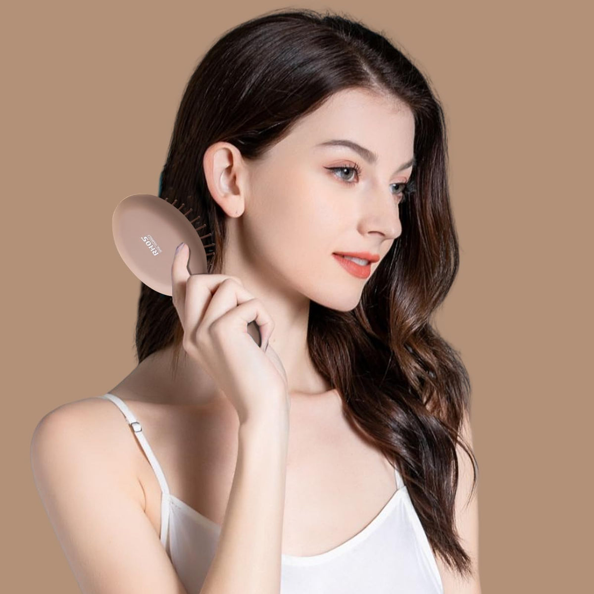 RHOS Mini Hair Brush back view