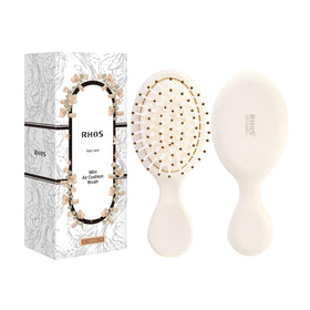 RHOS Mini Hair Brush front view in beige