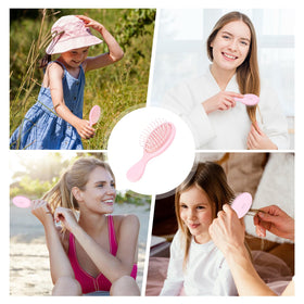RHOS Mini Hair Brush packaging display
