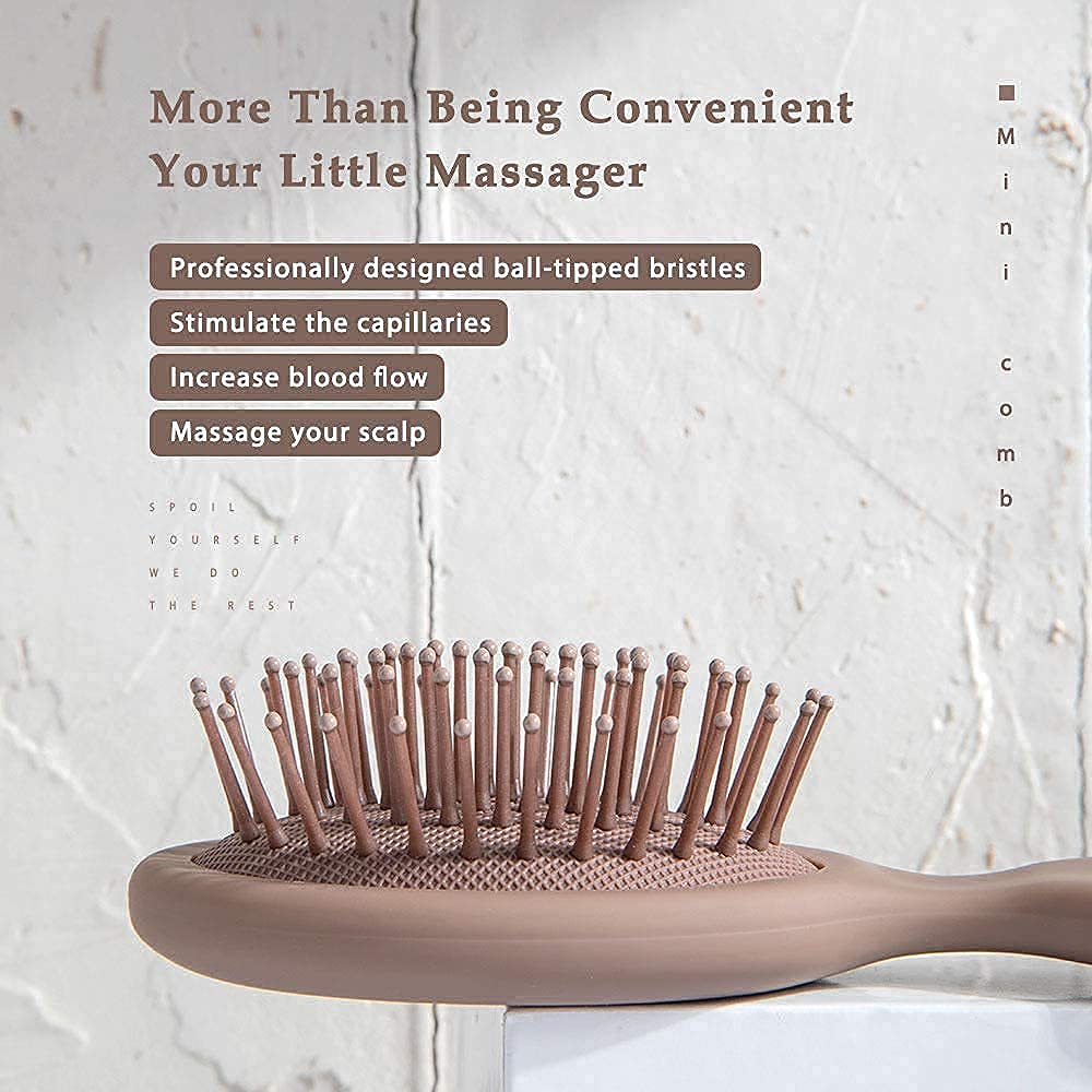 RHOS Mini Hair Brush with packaging