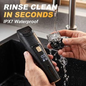 RICAF Beard Trimmer in a lifestyle grooming setting