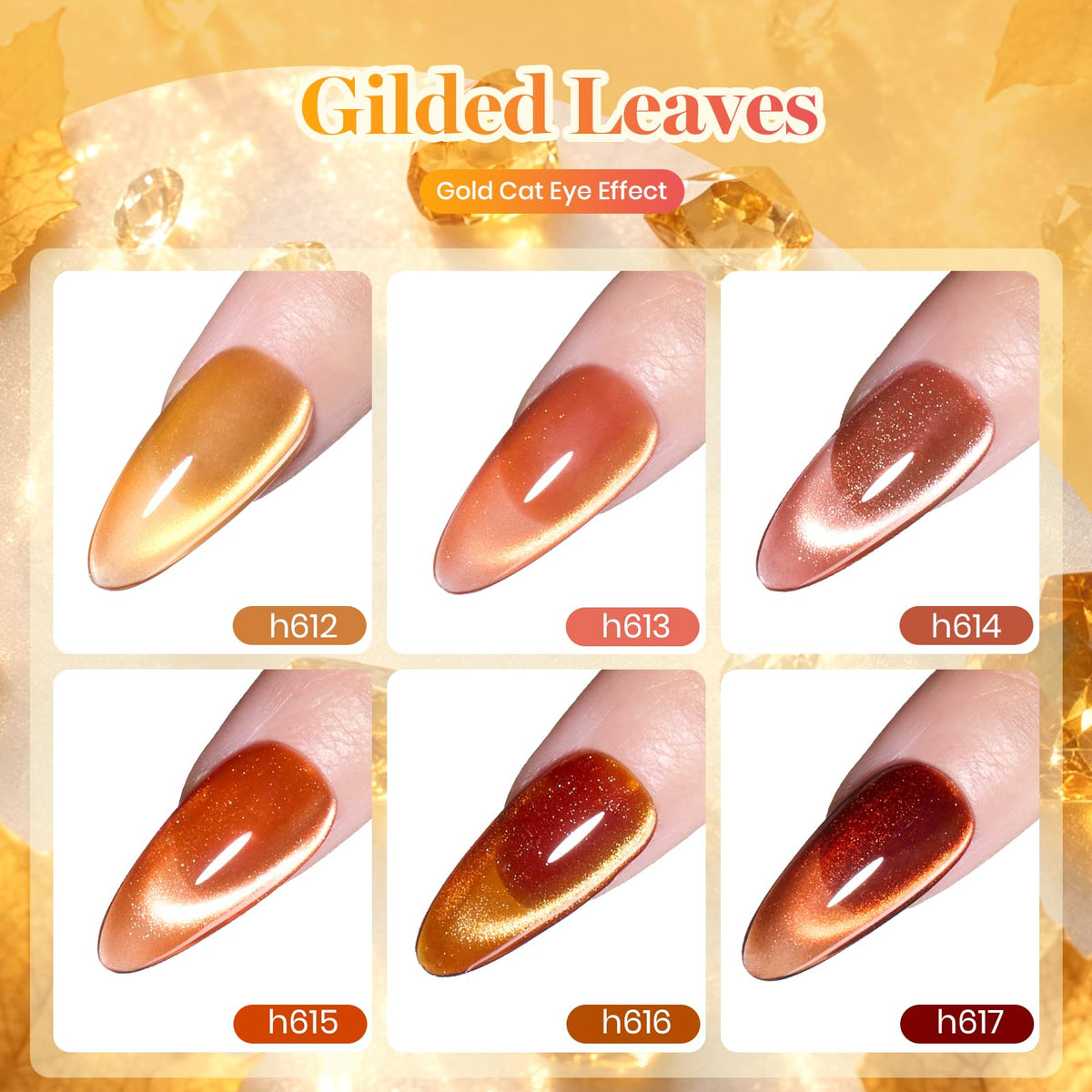 Rich brown cat eye gel polish bottle from Beetles
