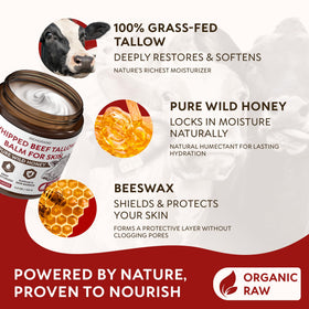 RICHGRAND Beef Tallow Balm whipped texture close-up