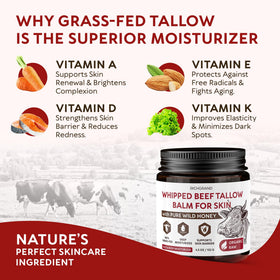 RICHGRAND Beef Tallow Balm with honey ingredients