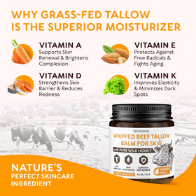 RICHGRAND Beef Tallow Whipped Balm application on skin