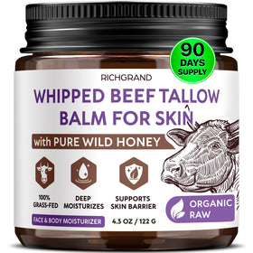 RICHGRAND Beef Tallow Whipped Balm front view with packaging
