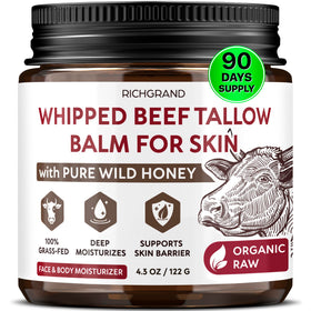 RICHGRAND Beef Tallow Whipped Balm front view with packaging