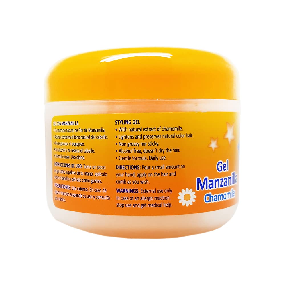 Ricitos de Oro Chamomile Gel 4.0 Oz back view