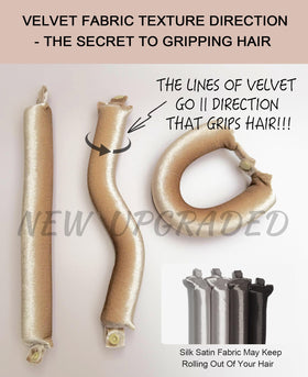 RIFFIN Classic Heatless Curls Overnight Rods in packaging