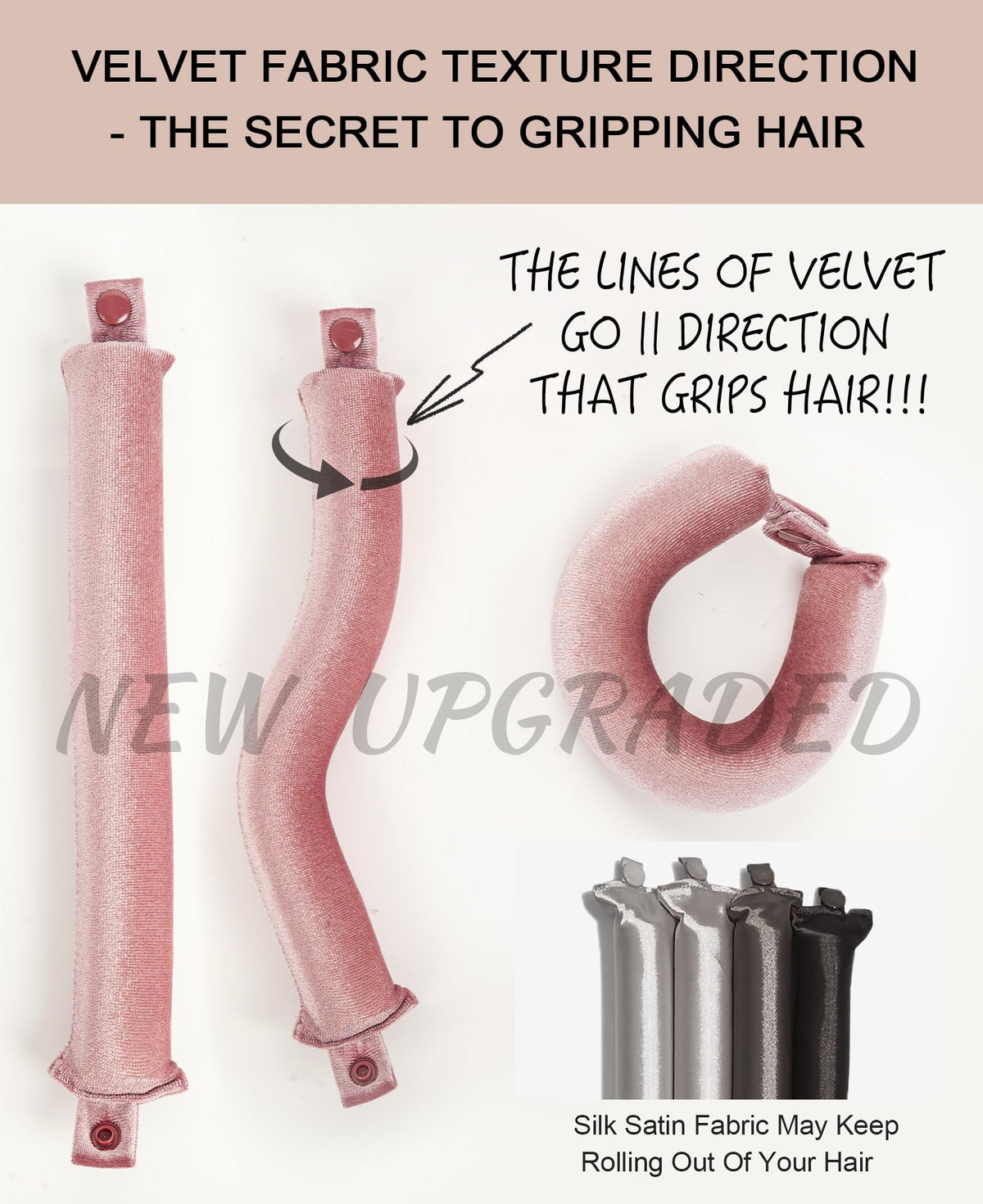 RIFFIN Classic Heatless Curls Overnight Rods set packaging