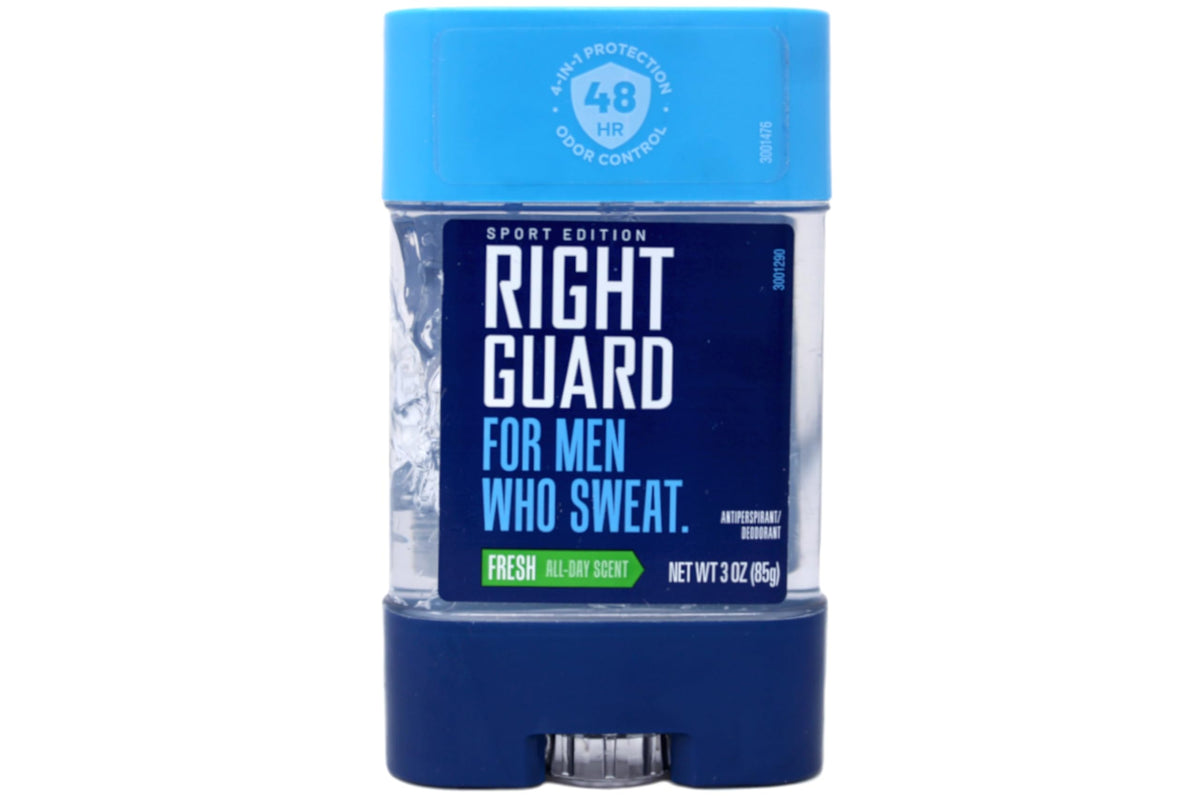 Right Guard Sport Antiperspirant Deodorant Clear Gel 3 oz pack of 4