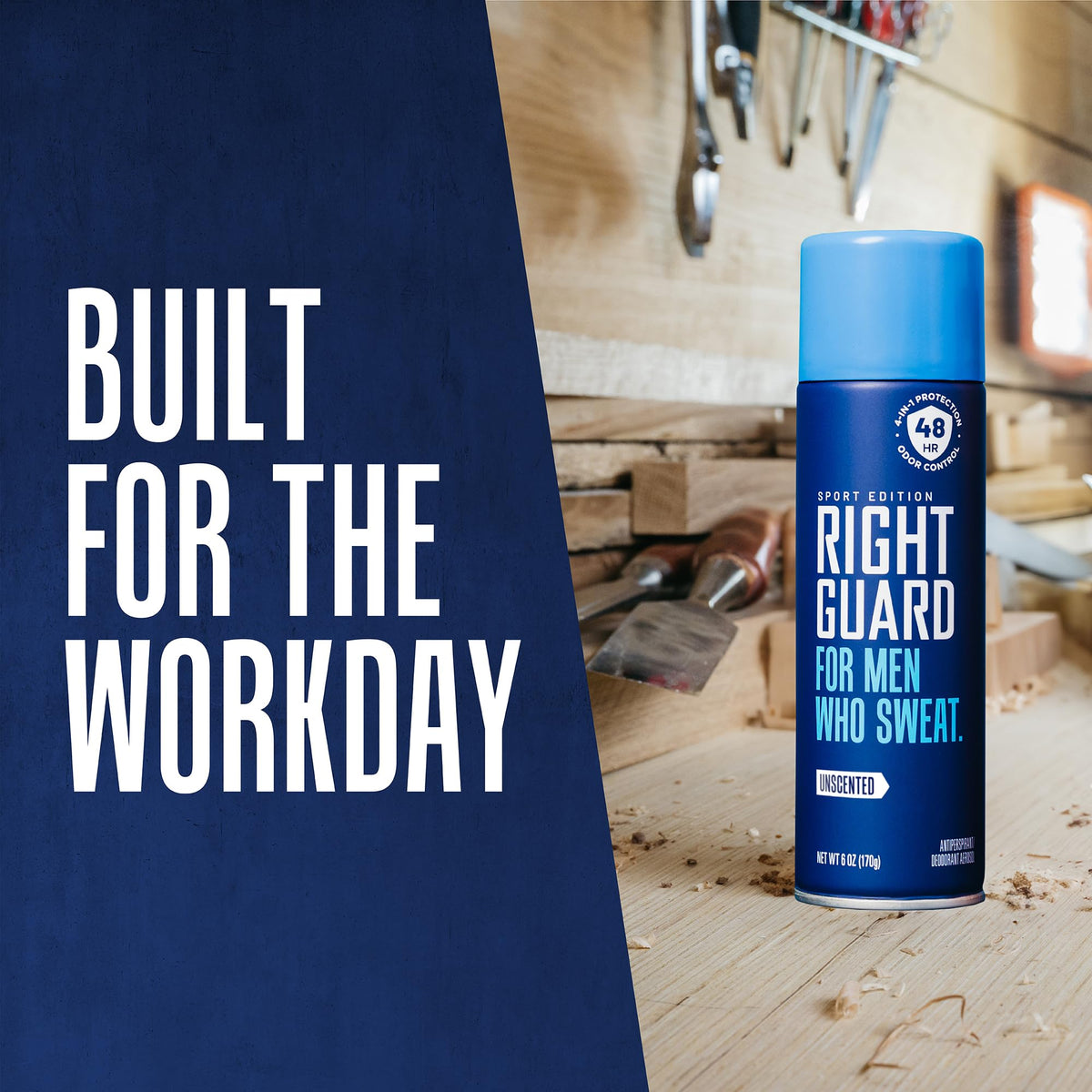 Right Guard Sport Antiperspirant Spray 6oz lifestyle scene