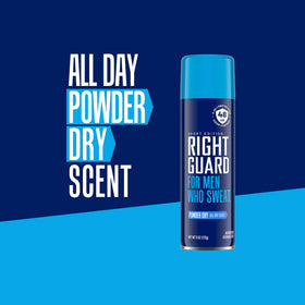 Right Guard Sport Antiperspirant Spray side view with cap