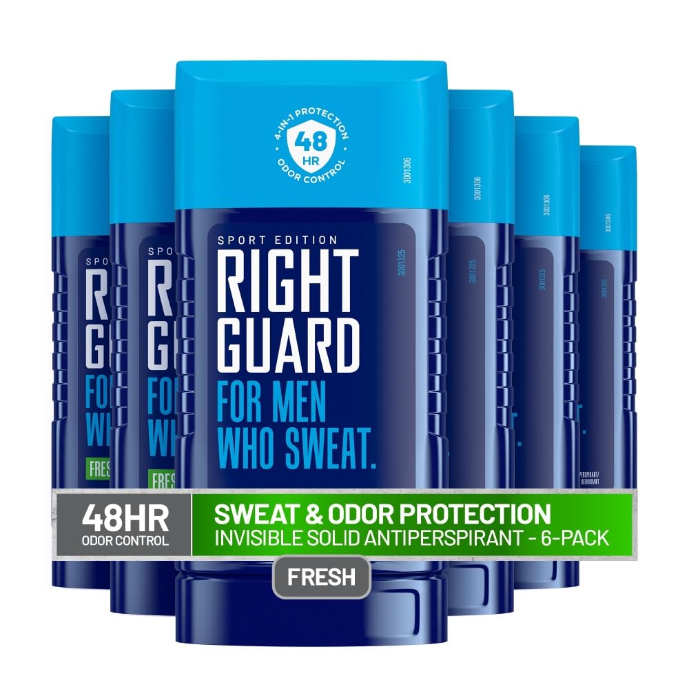 Right Guard Sport Fresh Scent Antiperspirant 6-pack front view
