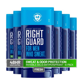 Right Guard Sport Fresh Scent Antiperspirant 6-pack front view