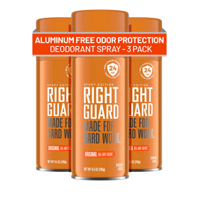 Right Guard Sport Original Scent Deodorant Spray front view 8.5 oz