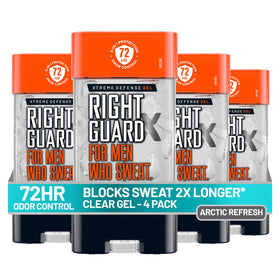 Right Guard Xtreme Defense Antiperspirant Gel 4 oz front view