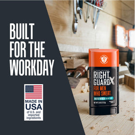Right Guard Xtreme Defense Antiperspirant in a lifestyle setting
