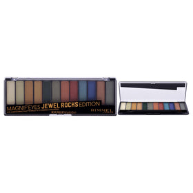 Rimmel Magnif'Eyes Eyeshadow Palette front view with 12 shades
