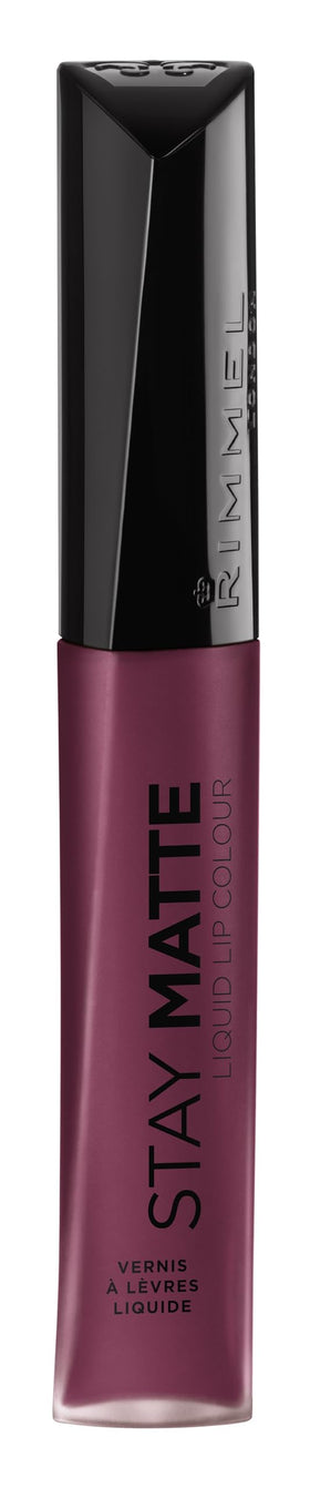 Rimmel Stay Matte Liquid Lip Color 800 Midnight front view
