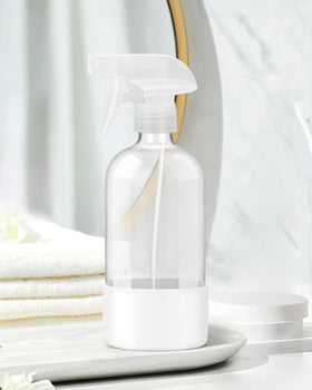 Rionisor glass spray bottle with cleaning solution
