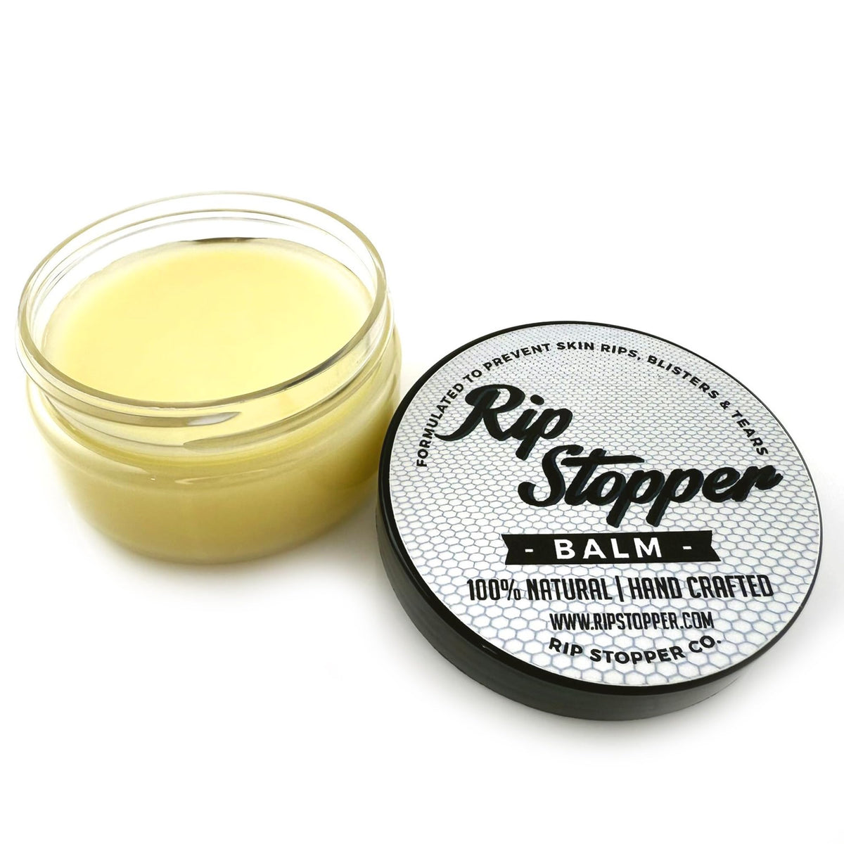 Rip Stopper Balm application on hands