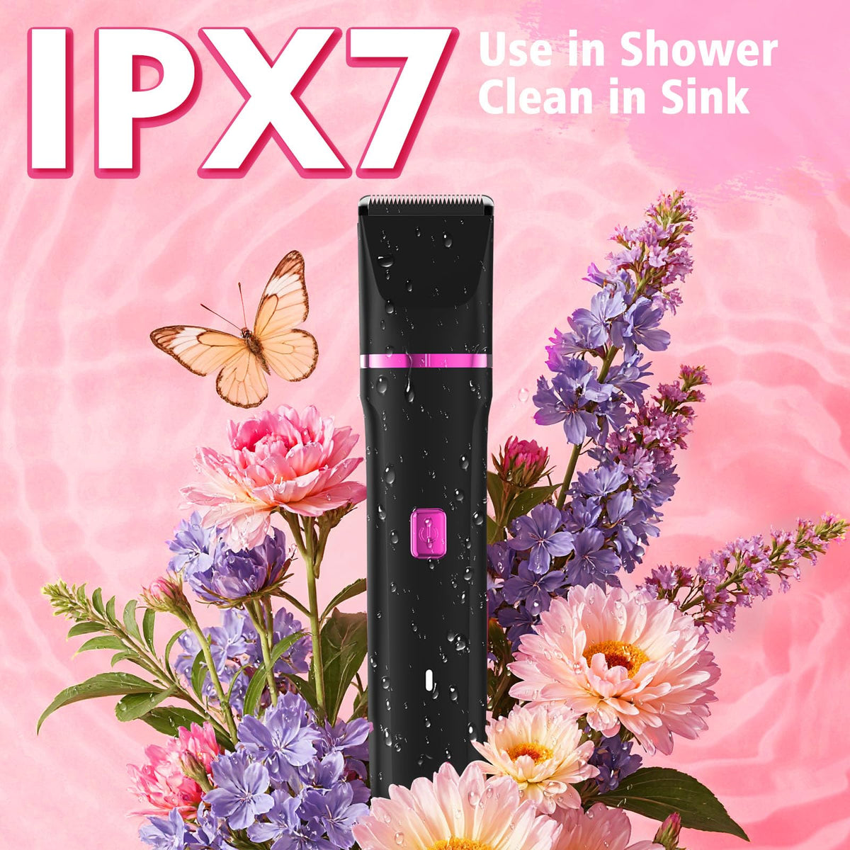 Risina 3-in-1 Bikini Trimmer in lifestyle setting on vanity