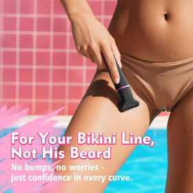 Risina 3-in-1 Bikini Trimmer showing waterproof dock