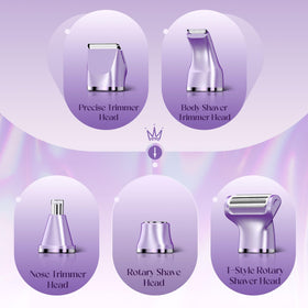 Risina 5-in-1 Bikini Trimmer waterproof design in shower