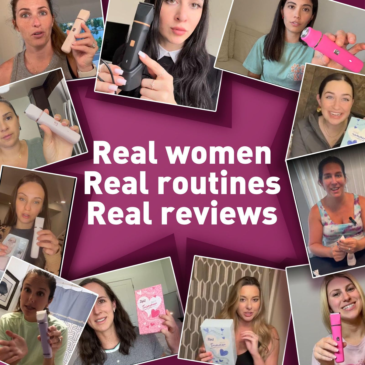 Risina Bikini Trimmer in a lifestyle scene on a vanity