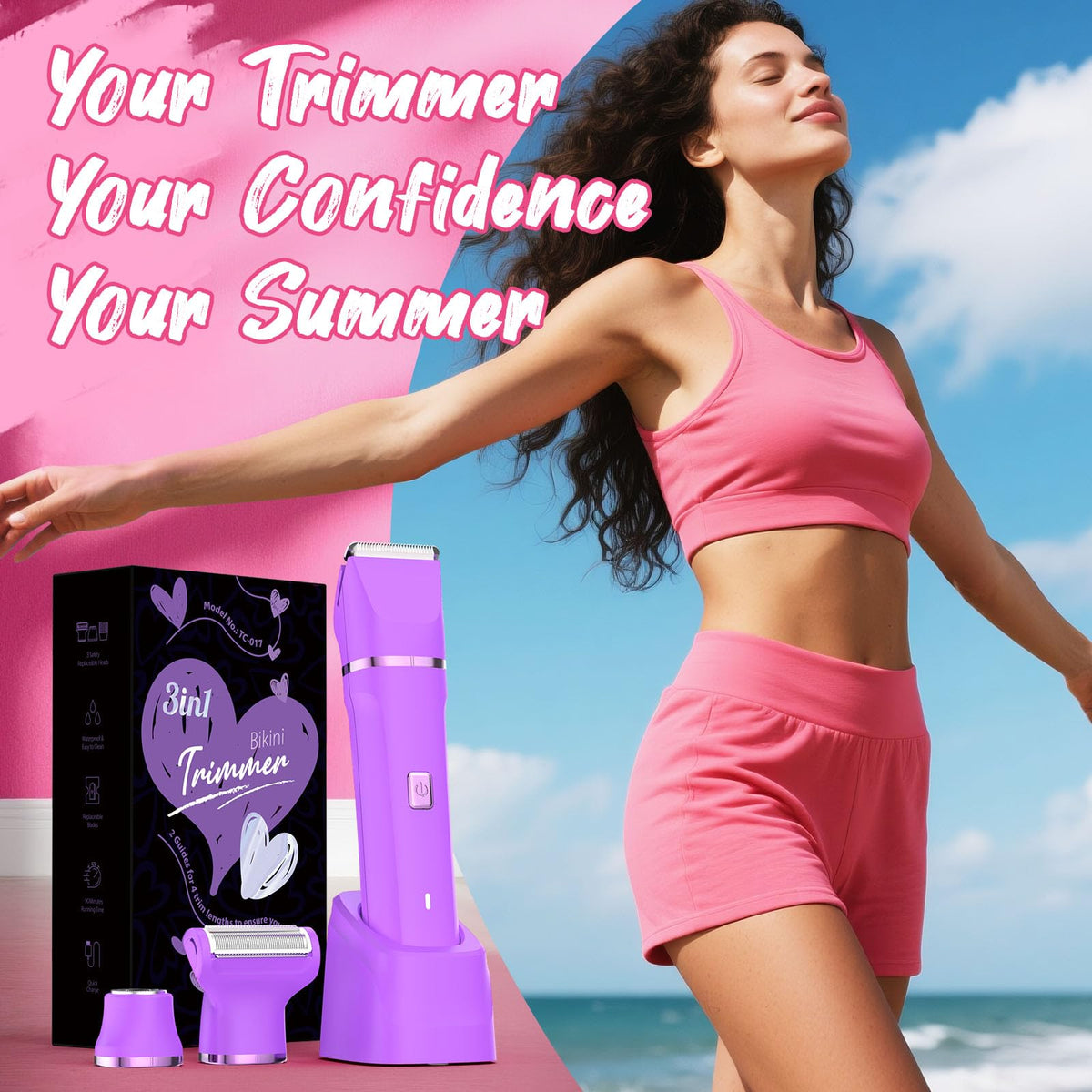 Risina Bikini Trimmer in lifestyle setting