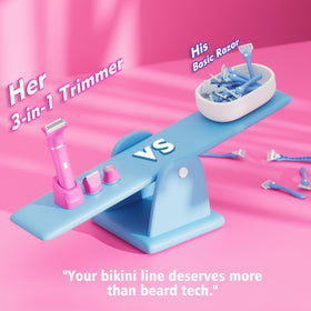 Risina Bikini Trimmer packaging with product details
