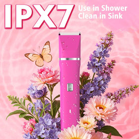 Risina Bikini Trimmer showing skin-friendly ceramic blades