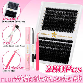 RITALASH cluster lashes in mixed lengths from 9-15mm